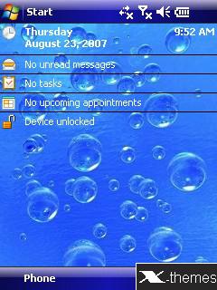Blue Bubbles Windows Mobile