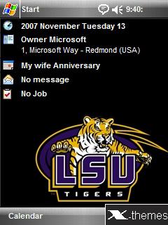 LSU Fighting Tigers Windows Mobile